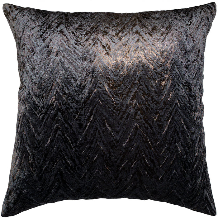 Pewter Glaze Throw Pillow Cover - Designer Collection
