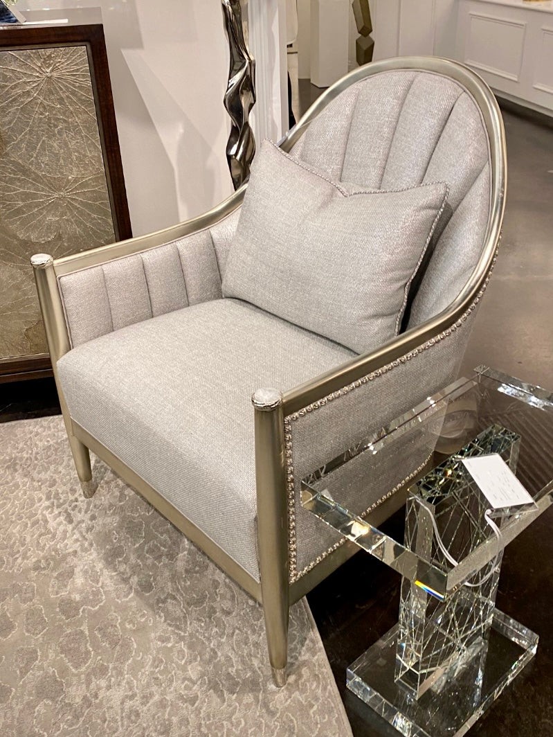 Waterfall Silver Chair - Luxury Living Collection