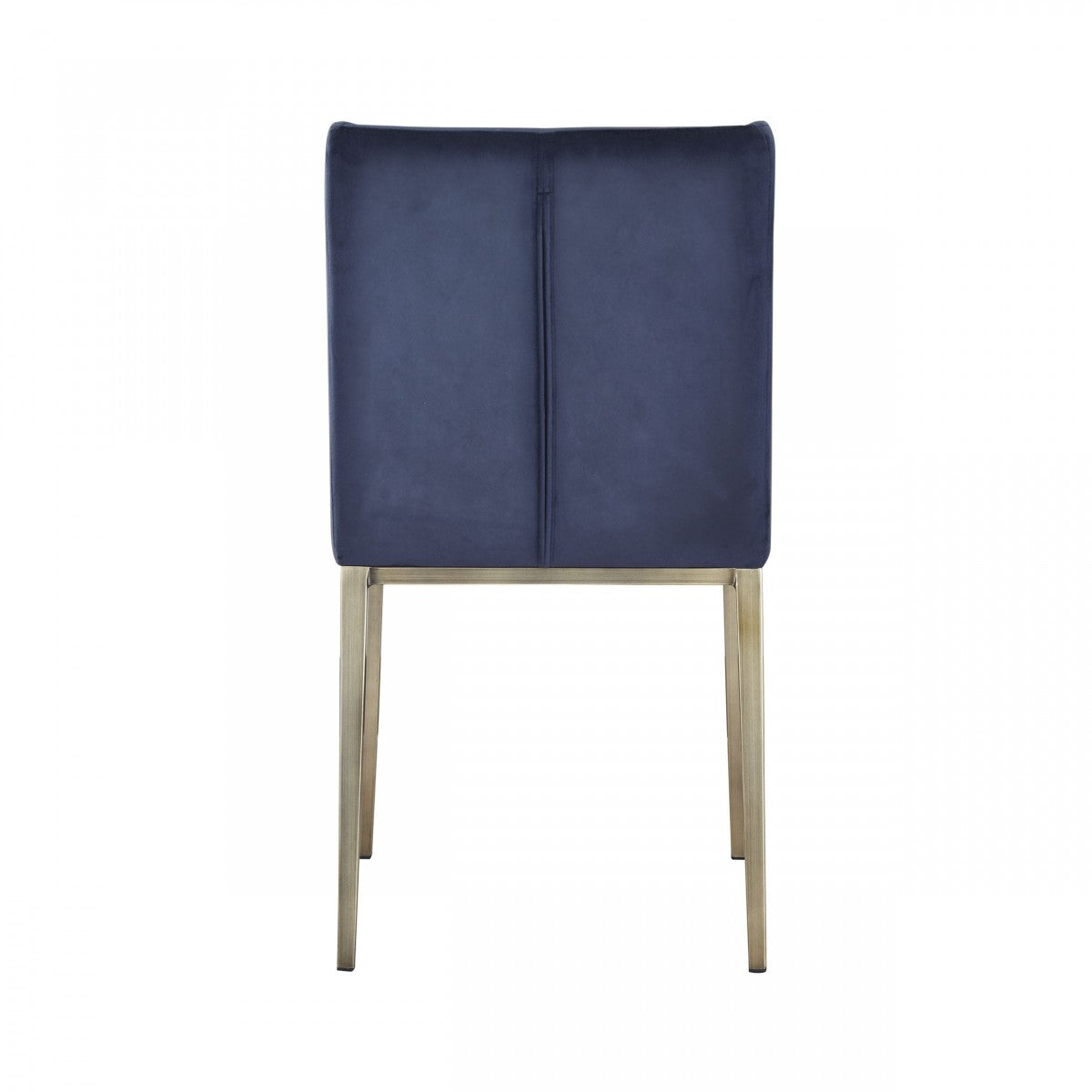 Sita Blue Velvet & Antique Brass Dining Chair (Set of 2)