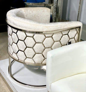 Cora Ivory Accent Chair