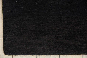 Tillie Noir Burst Wool & Silk Area Rug - Elegance Collection