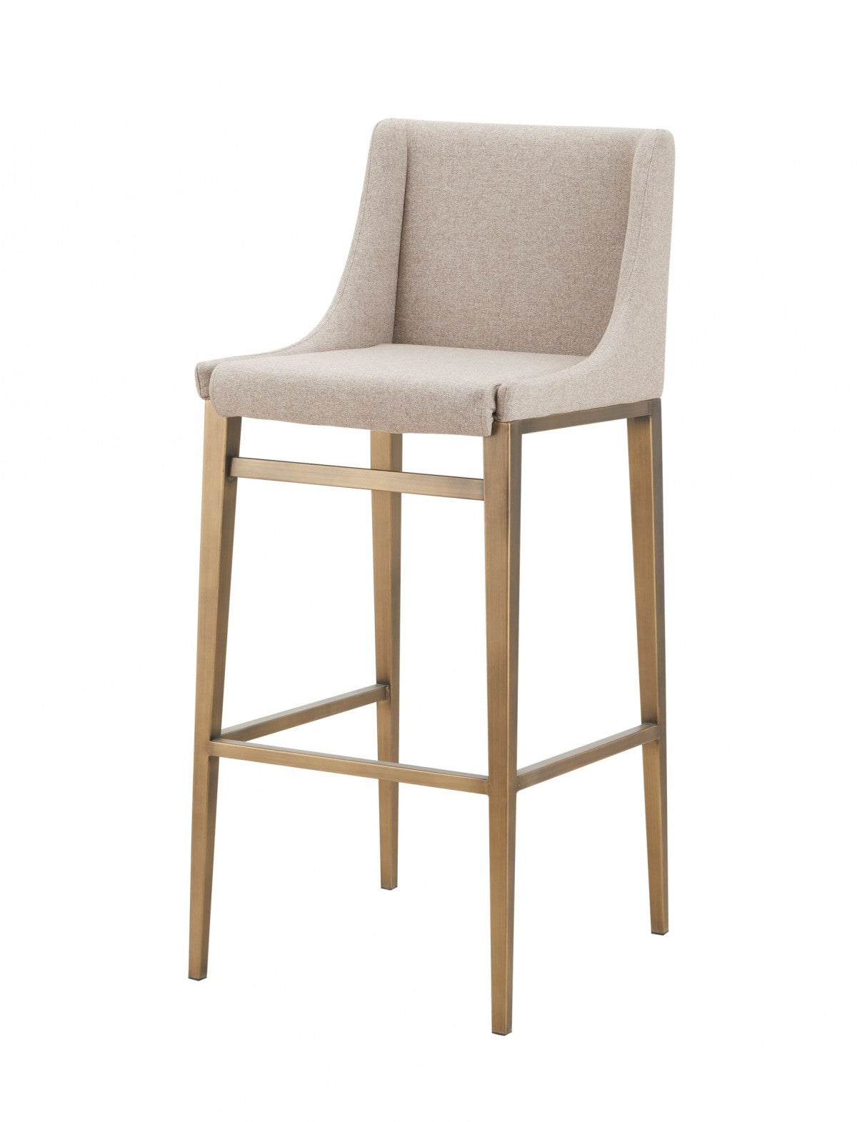 Beige shop counter stool