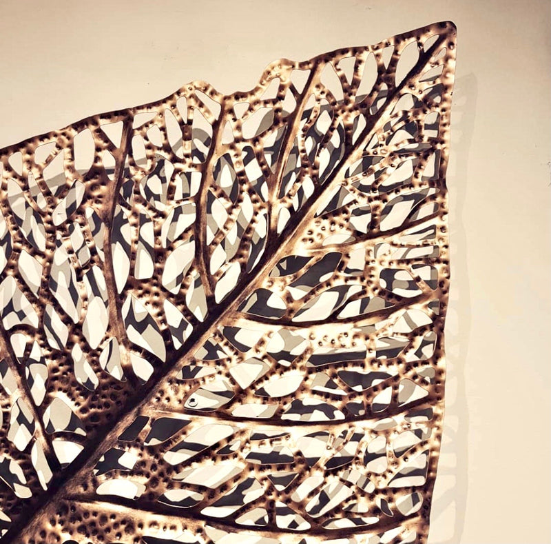 Auden Copper Birch Wall Leaves
