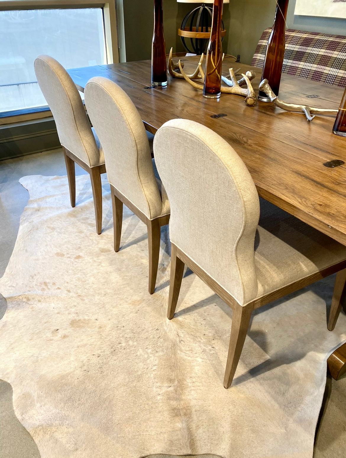 Kimaya Linen Dining Chair