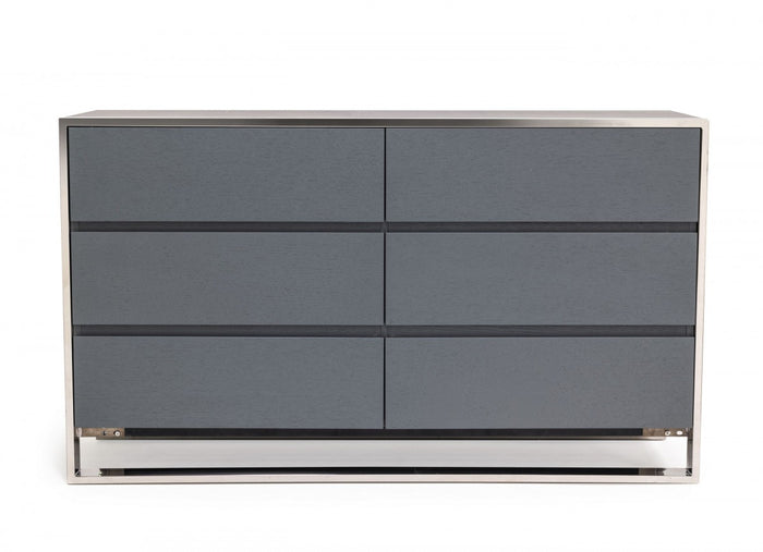 Talon Grey Modern Dresser