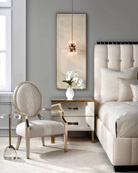 Zenia Espresso & Ivory Bed - Luxury Living Collection