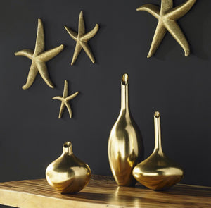 Julia Gold Leaf Decorative Vase
