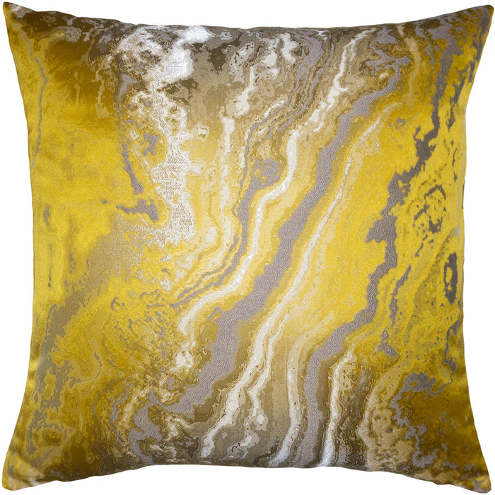 Citrus Waves Throw Pillow Cover - Designer Collection