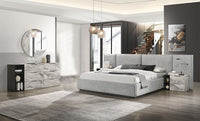 Hills Modern Grey Bedroom Set