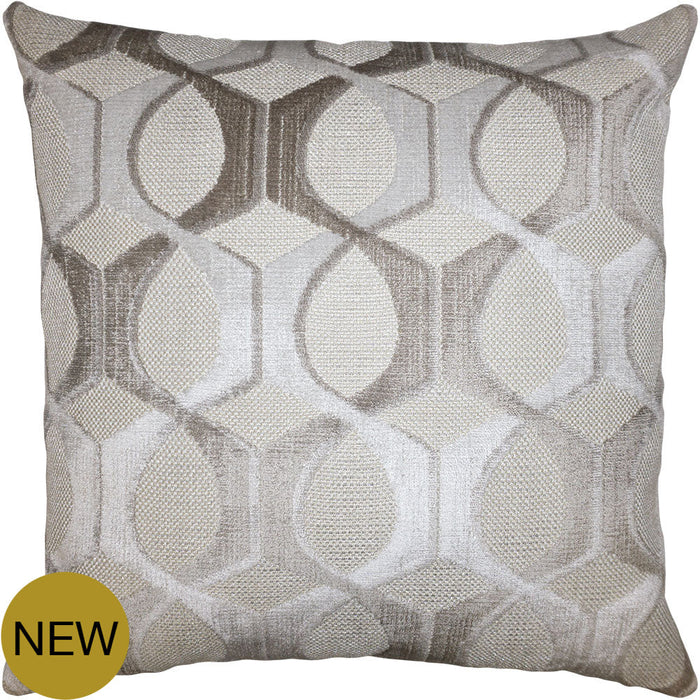 Grey Patterned II Throw Pillow Cover - Designer Collection