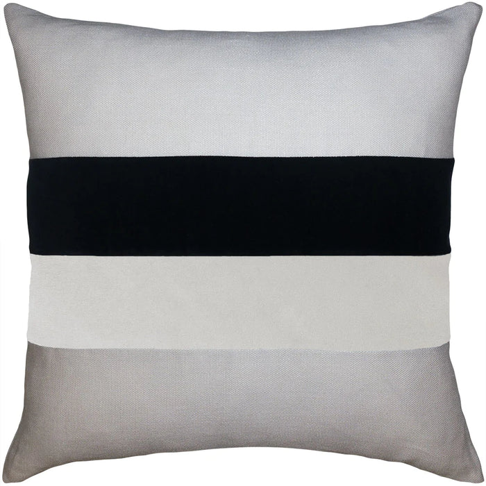Black & White Stripe Throw Pillow Cover - Designer Collection