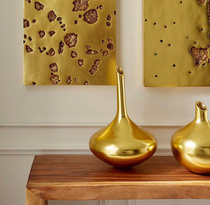 Julia Gold Leaf Decorative Vase