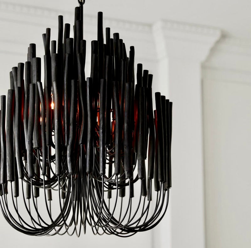 Sura Black Chandelier