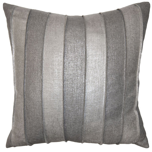 Thrill Grey II Throw Pillow Cover - Designer Collection