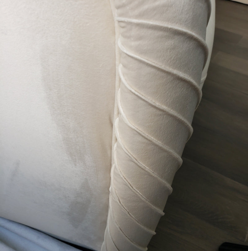 Gigi Beige Velvet Sofa - Luxury Living Collection