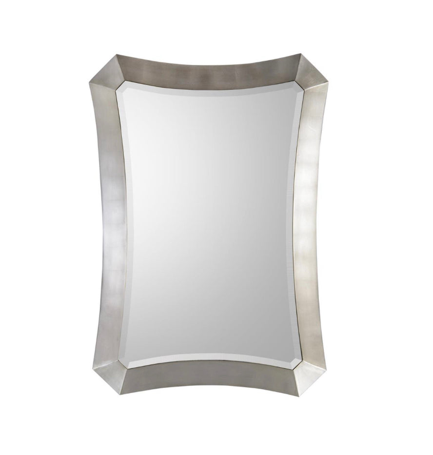 Rya Rectangular Silver Mirror