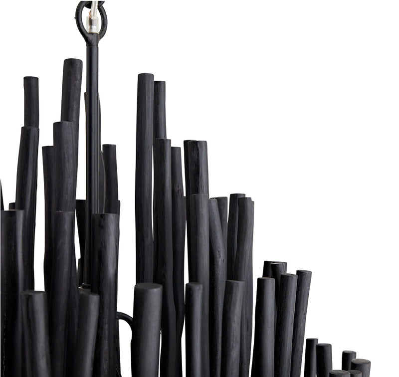 Sura Black Chandelier