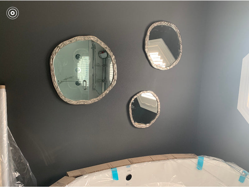 Edge Round Silver Mirrors (Set of 3)