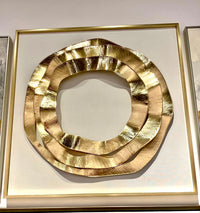 Distinguished 3D Gold Sculpture - Luxury Living Collection