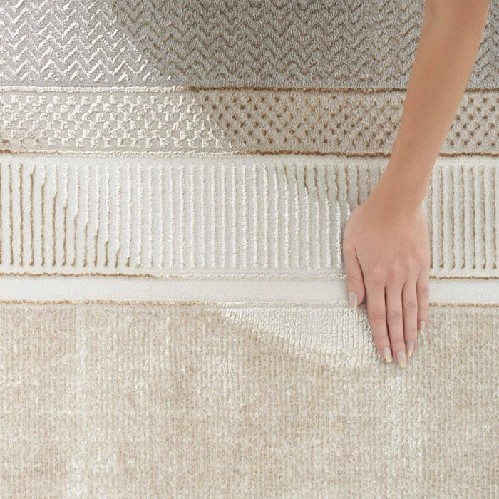 Glam Ivory Area Rug - Elegance Collection