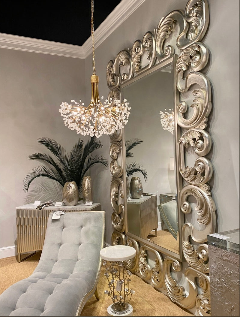 Ellen Acanthus Leaf Mirror - Luxury Living Collection