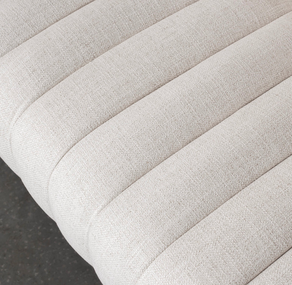 Troye 82" Cream Performance Fabric Sofa