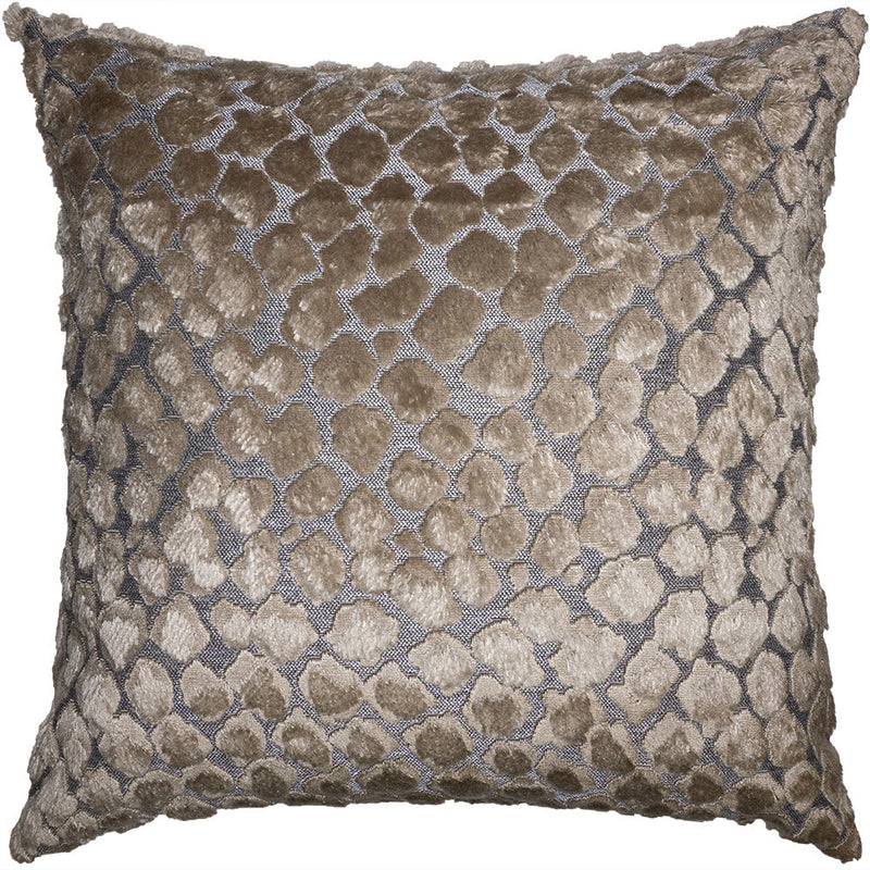 Taupe Print Throw Pillow Cover - Designer Collection