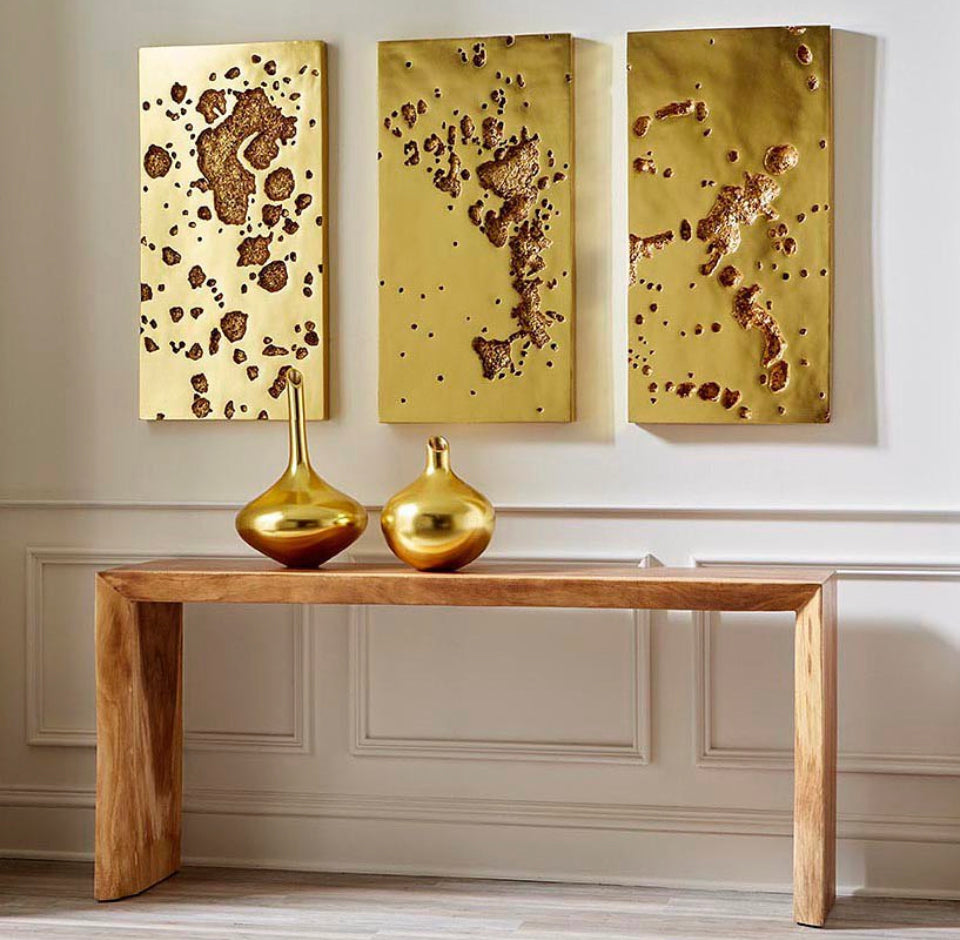 Kou Gold Leaf Decorative Vase