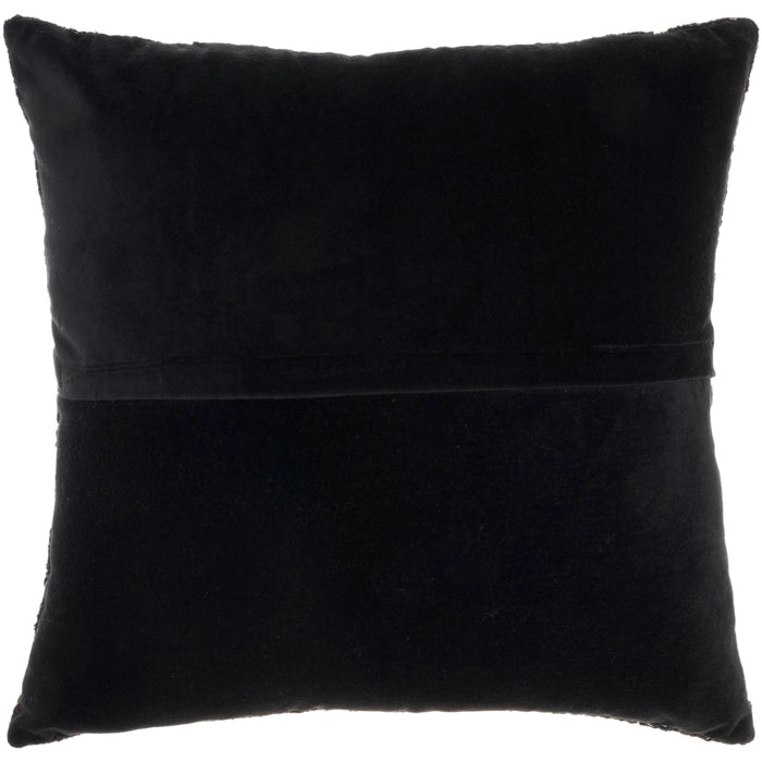 Fien Black 20" x 20" Throw Pillow - Elegance Collection