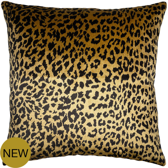 Gold Tomcatt Throw Pillow Cover - Designer Collection