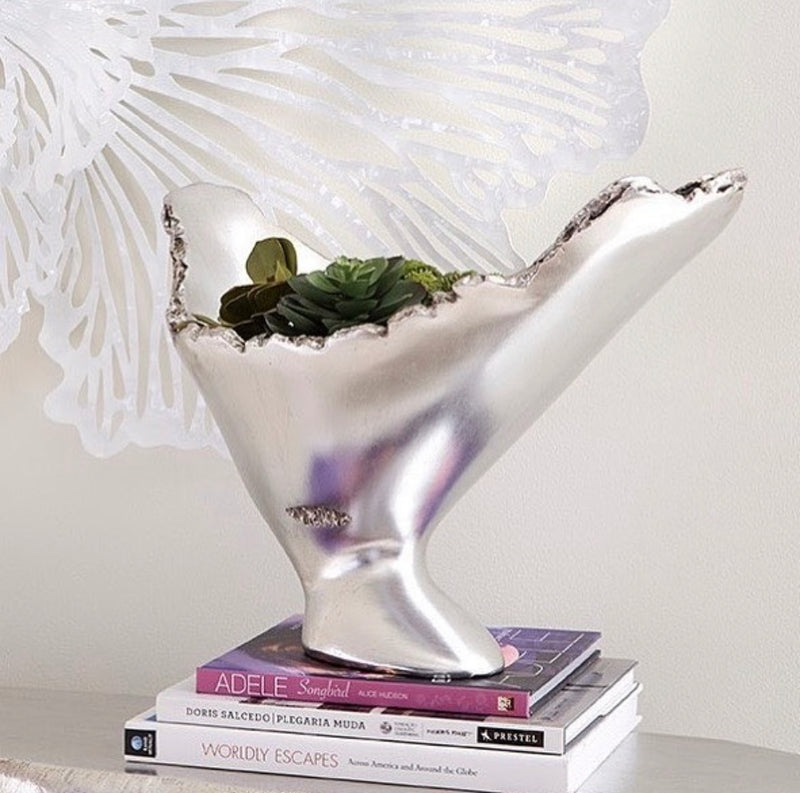Bia Silver Leaf Decorative Vase