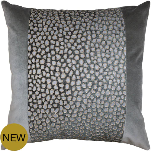 Ocean Grey I Throw Pillow Cover - Designer Collection