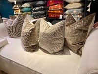Impulse Natural Throw Pillow Cover - Designer Collection