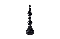 Chess Black Sculpture