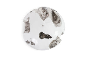 Ball Silver Leaf Wall Sculptures