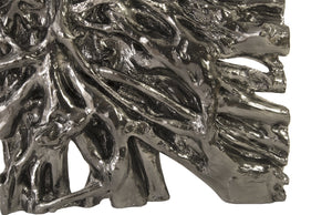 Liquid Silver Tree Root Wall Sculpture