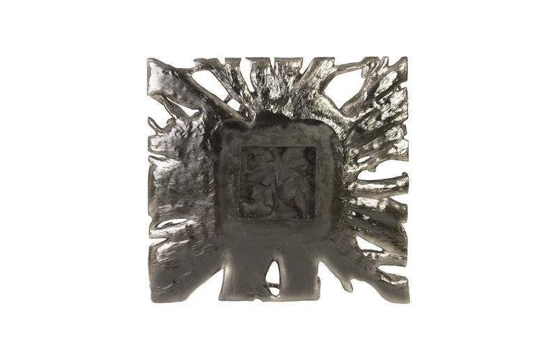 Liquid Silver Tree Root Wall Sculpture
