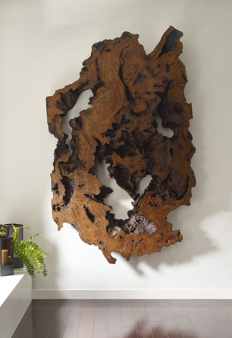 Faux Bois Wood Root Wall Sculpture