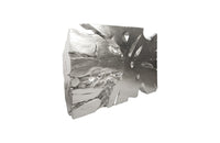 Freedom Silver Leaf Pattern Wall Sculpture