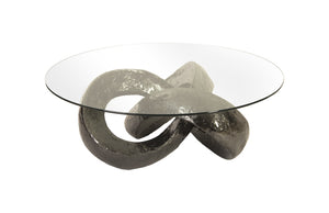 Infinity Liquid Silver Coffee Table