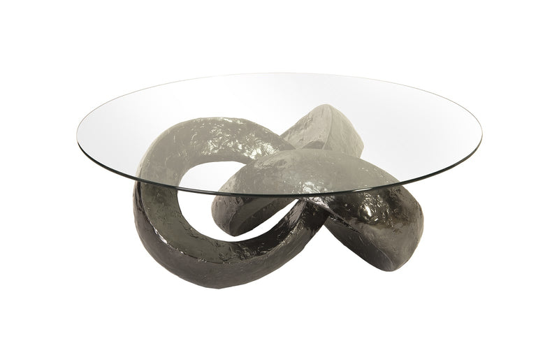 Infinity Liquid Silver Coffee Table