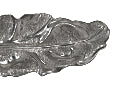 Liquid Silver Petiole Leaf Colossal Wall Sculpture I