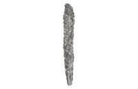 Liquid Silver Petiole Leaf Colossal Wall Sculpture I