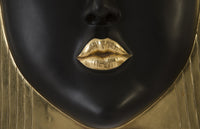 Kiss Face Wall Sculpture