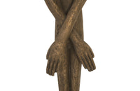 Thin Male Bronze Wall Sculpture