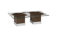 Drift Coffee Table with Glass