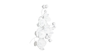 White Orchid Wall Sculpture