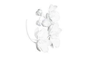 White Orchid Wall Sculpture