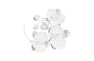 White Orchid Wall Sculpture