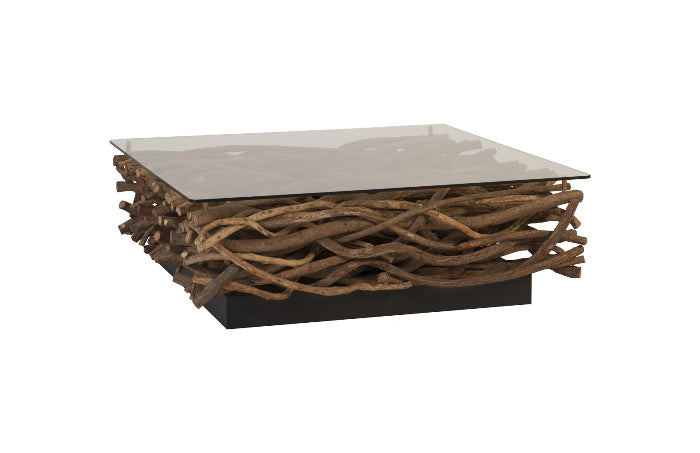 Vineyard Coffee Table with Glass
